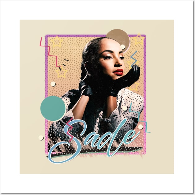 Sade || Retro Art Wall Art by Alaknanda prettywoman